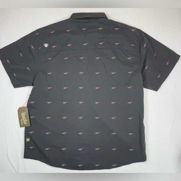 NWT HOWLER BROTHERS Mens Airwave Short Sleeve Short L Telegram Dobby Stretch NEW - Picture 10 of 16